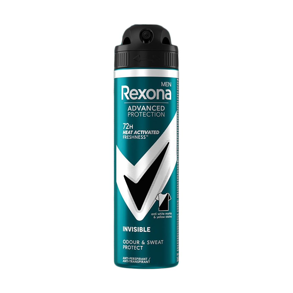 Антиперспірант-спрей Rexona Men Advanced Protection 72H Invisible чоловічий, 150 мл